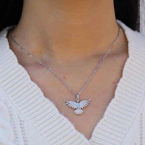 RZKING Silvery Necklace for Women, Gifts for Friend Mom Daughter Teacher - style: Phoenix