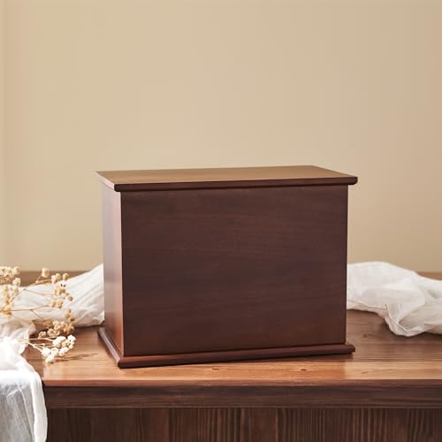 AspenStudio Legacy Walnut Wooden Urn for Cremation Ashes Handcrafted Urn for Adult Human by Aspen Studio