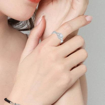 Opal Urn Ring for Ashes 925 Sterling Silver Heart Cut Opal Moissanite Cremation Ring for Women Keepsake Jewelry for Ashes Memorial Ash Holder