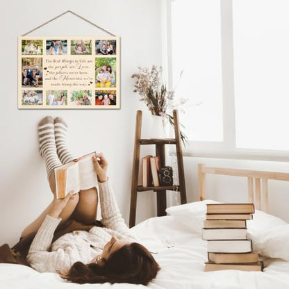 Family Photo Board, Inspirational Collage Hanging Picture Board - color: Family-3