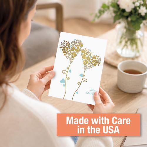 Current Greeting Cards with Matching Envelope Seals | Deluxe Foil, 20 Count, 5 x 7 Folded, All Occassion Card Value Pack, With Envelopes - color: Deluxe