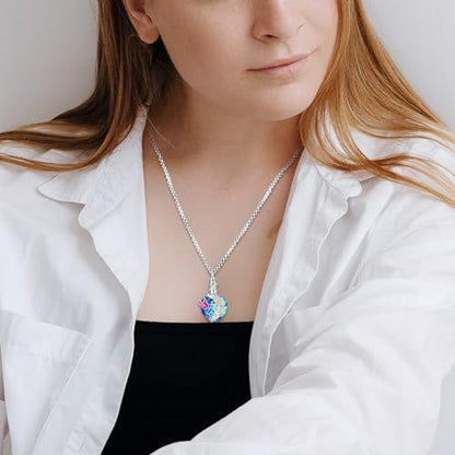 Urn Necklace for Ashes for Women/Men 925 Sterling Silver Cremation Jewelry w/Funnel Filler Memorial Jewelry Gifts - color: E-Hummingbird 2, style: Non - Customized