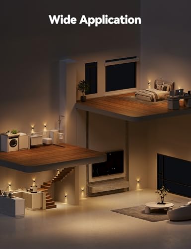 Brightown 2 Pack Black Night Lights with Rotating Plug, Soft White - color: Warm White, size: 2 PACK White