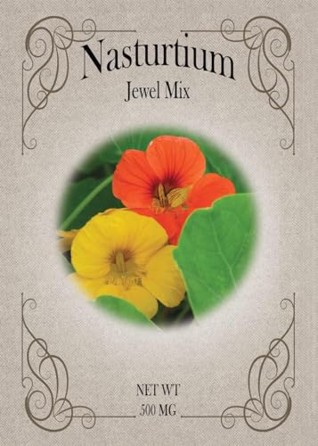 Black Duck Brand Set of Flower Seed Packets! Flower Seeds in Bulk - Great for Creating The Garden of Your Dreams! (25, Nasturtium) - color: Nasturtium