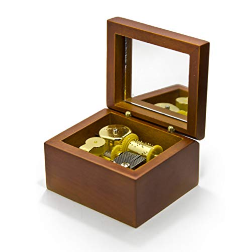 Tiny Treasures - 18 Note Musical Wooden Keepsake with Mirror - Many Songs to Choose - Fascination - size: 107. Fascination