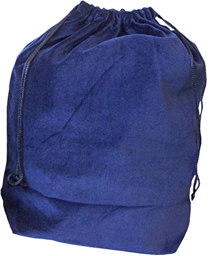 Large Blue Velvet Cremation Urn Bag - Velvet Cotton Bag for Urn - Large Size 9"L x 6"W x 16"H - Great for Holding a Pet or Human Urn Measuring 14"H or Smaller - color: Blue, size: Large