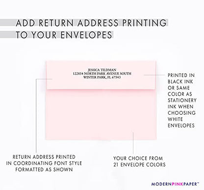 Modern Pink Paper Funeral Thank You Cards With American Flag, FLAT Patriotic Thank You Notes For Bereavement, Sympathy Acknowledgement Card For Veterans, Your Choice of Quantity & Envelope Color - color: Patriotic Flag