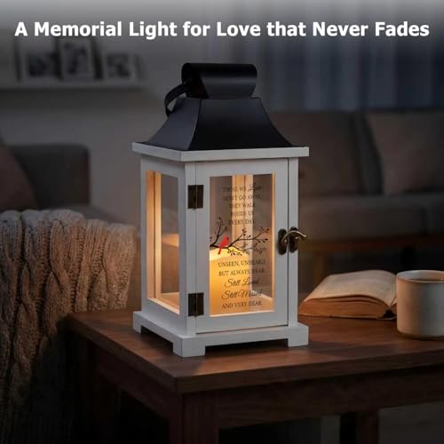 Memorial Lantern Sympathy Gift for Loss of Loved One Grief Gift - color: Those We Love Cardinal