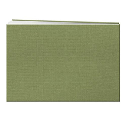 Pioneer 5 Inch by 7 Inch Postbound Fabric Frame Front Memory Book, Sage Green - color: Sage Green, size: 5"x7"