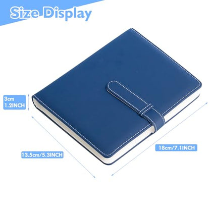 Photo Album 4x6 Photos - 68 Pockets Small Mini Capacity Premium Vegan Leather Cover Case, Portable Wallet Photo Book for Boys Girls Birthday Wedding (Dark Blue) - color: Dark Blue