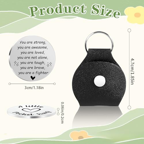 Pocket Hug Token 2026 Graduation Giftsfor her him Mothers Day Gifts for Mom Thank You Gift for Her Him - color: Cancer Survival Gifts 2