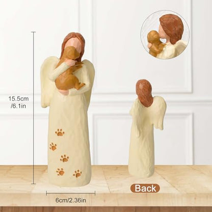 Dog Memorial Gifts for Loss of Dog, Pet Memorial Gifts for Dogs - style: Dog Guardian Angel Statue