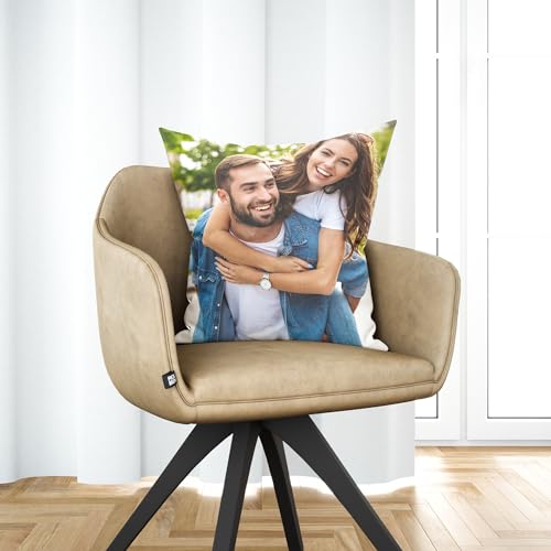Ships Next Day, Custom Pillow with Picture, Personalized Face Pillow 20x20 | Personalized throw pillows with photos and text, customizable pillow case, customized pillow for your pets and loved ones - size: 20x20