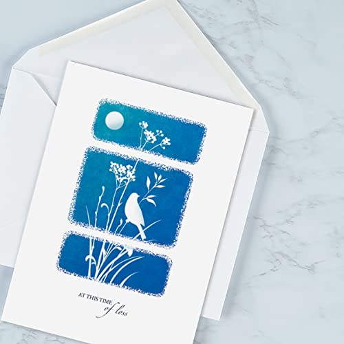 Current Impressions Sympathy Greeting Cards - Set of 8 (4 Designs), Large 5" x 7", Sympathy Cards with Sentiments Inside, White Envelopes includes - color: Impressions