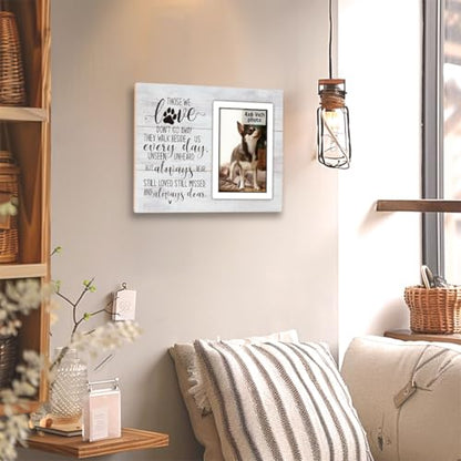 Dog Memorial Gifts Picture Frame, Pet Memorial Gifts for Dogs, Loss of Dog Sympathy Gift, Pet Loss Gifts Dog Remembrance Gift, Cat Passing Away Memorial Frame, Pet Memorial Gifts forcats 4x6" Photo