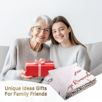 Jekeno Rose Sister Throw Blanket Gifts for Women Bestie 50"x60" - color: Pink Sister Gifts, size: 60x50 Inch