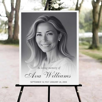 Celebration of Life Welcome Sign, Funeral Welcome Sign, in Loving Memory Sign, Celebration of Life Funeral Sign, Celebration of Life Sign, Memorial Photo Celebration of Life #Ki12 - color: Version #14
