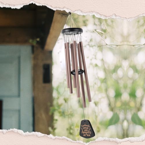 SteadStyle Sympathy Gifts for Loss of Loved One, Memorial Wind Chimes 26 in