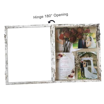 16x20 Wedding Bouquet Shadow Box Display Case,White - color: White, size: 16*20