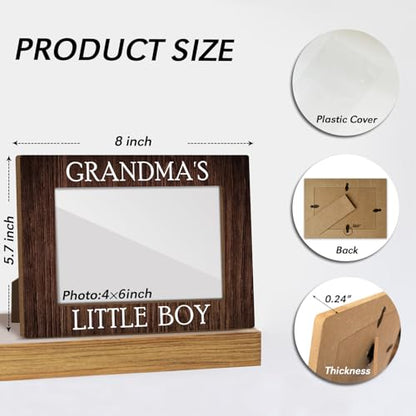 Grandmother Gifts Wooden Picture Frame for Desk - Grandchildren and New Baby Frame - First Time Grandma Gift 4x6 - Jk0256 - color: XK15