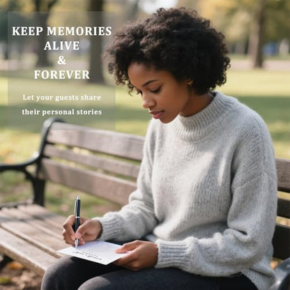 Share a Memory Cards – 30PCS Memory Card for Celebration of Life, Graduation, Wedding, Retirement, Going Away Party and Funeral Keepsake (4" x 6")