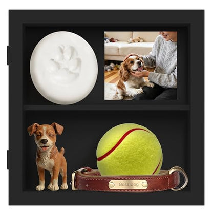 An&He 10x10 Shadow Box Frame Engineered Wood | with a 2.7" Usable Display Depth | Includes Acid-Free Backing Board, UV Resistant Acrylic, and Hanging Hardware-Black - size: Black 10x10
