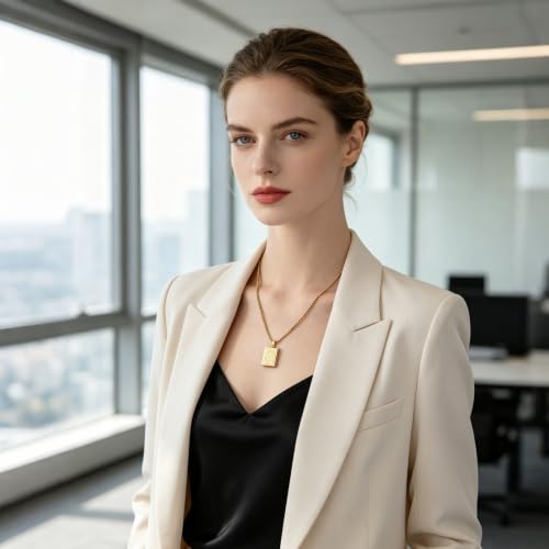 Stainless Steel Photo Locket Necklace for Women, 3mm Box Chain, Personalized Picture Holder Pendant, Waterproof Hypoallergenic Sentimental Jewelry Gift - color: Tree of Life Square Gold