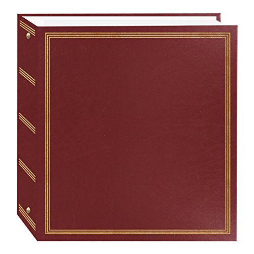 Pioneer Photo Albums TR-100 Burgundy Red Magnetic 3-Ring Photo Album 100 Page - color: Burgundy Red