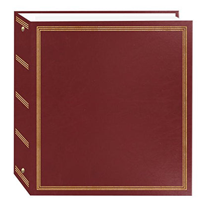 Pioneer Photo Albums TR-100 Burgundy Red Magnetic 3-Ring Photo Album 100 Page - color: Burgundy Red