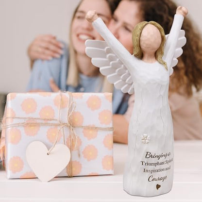 AUKEST Breast Cancer Gifts for Woman Expresses Encouragement Figurines - color: Encouragement Gifts