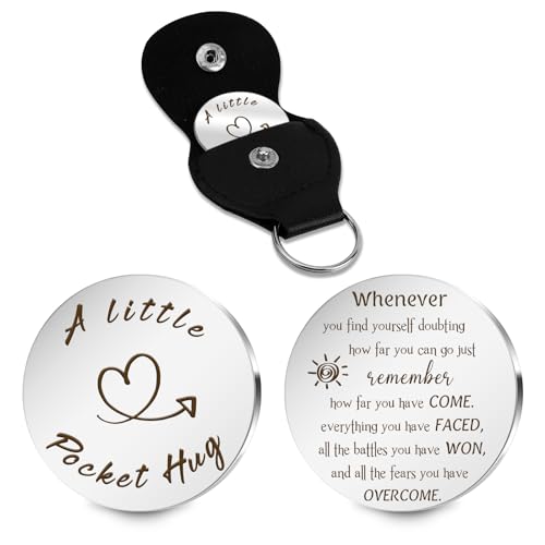 Pocket Hug Token Valentines Day Gifts For Him Graduation Gifts Back To School Gifts 2026 Eatser Basket Stuffer Keepsake - color: Insprational Sign:all the Fears You Have Overcome