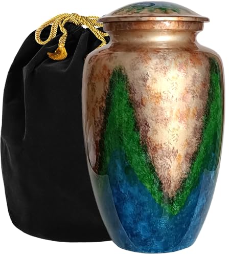 Urns for Human Ashes Adult Female and Male, Decorative Burial Urn, Funeral Cremation Urns for Women and Men - size: 10 Inch