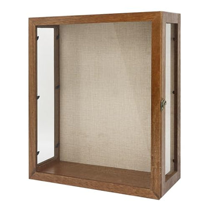 13x16x6 Extra Deep Shadow Box with 3 Removable Panels,Carbonized - color: Carbonized, size: 13x16x6