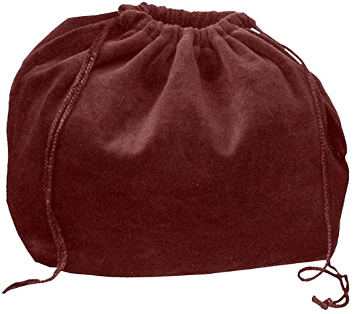 Small Burgundy Velvet Cremation Urn Bag - Velvet Cotton Bag for Urns - Small Size 9"L x 6"W x 9"H - Great for Holding Pet or Human Urns Measuring 7"H or Smaller - color: Burgundy, size: Small