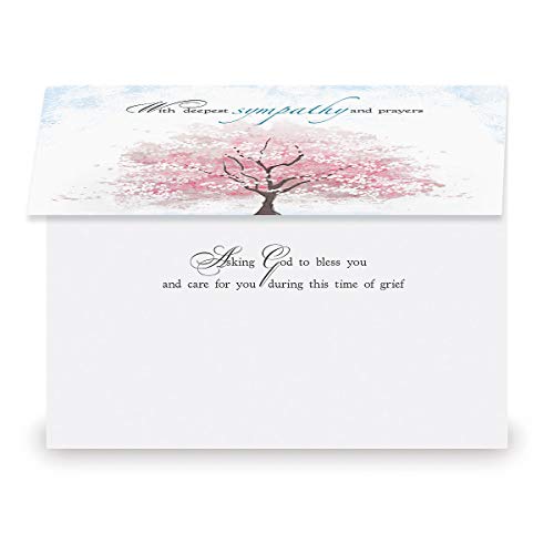 Current Condonlences Greeting Cards | Sympathy Comfort Faith, 8 Count, 4 Designs, 5" x 7" Folded, Scripture Inside, Envelopes Included, Value Pack - color: Comfort Faith