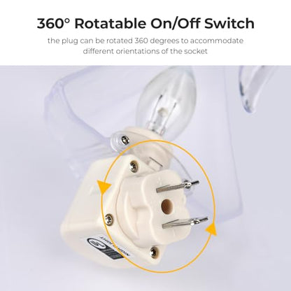 Praying Angel Night Light Plug into Wall with On Off Switch 5w C7 Bulb, Home Decoration for Any Room-Bedroom Bathroom Kitchen Hallway Classroom - style: Angel