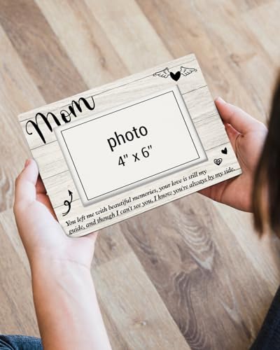 Memorial Gifts for Loss of Mom Picture Frame Sympathy | Gifts for Loss of Mother Bereavement Remembrance Gift Picture Frame for 4X6 Photo