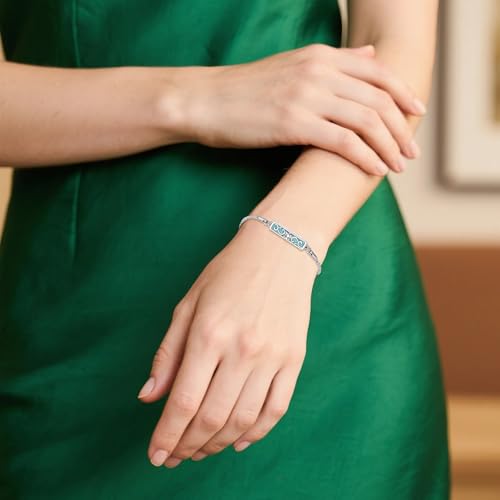 ONEFINITY Urn Bracelet for Ashes 925 Sterling Silver Abalone Shell Hummingbird/Dragonfly/Butterfly/Sunflower Cremation Jewelry for Ashes Keepsake Pendant Locket Bracelet for Women Mom - style: Turquoise Lotus