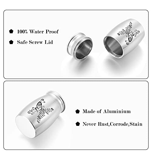 3 Inches Small Aluminum Keepsake Cremation Urn Butterfly Mini Cremation Urns for Ashes Aluminum Small Memorial Ashes Holder