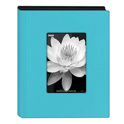 Pioneer Photo Albums - KZ-46/AQ KZ-46 Aqua Blue Mini Frame Cover Photo Album, 4" x 6" - color: Aqua Blue
