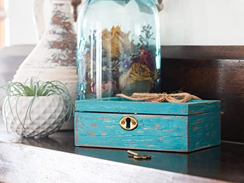 Cottage Garden Love You Granddaughter My Heart Petite Locket Distressed Teal Music Box Plays Tune You are My Sunshine