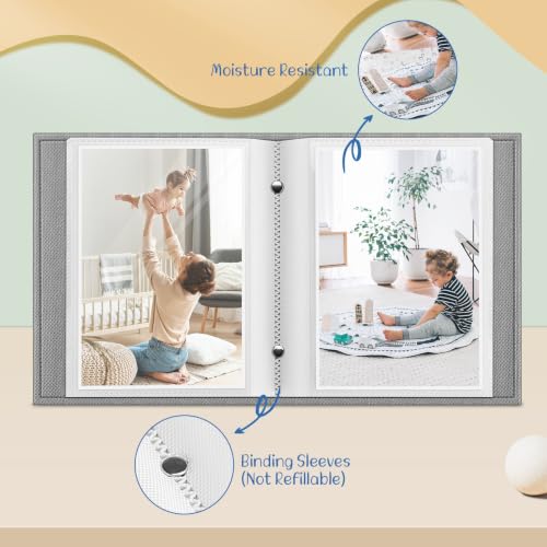 Fintie Photo Album 4x6 Photos - 52 Pockets Small Wallet Albums For Family - color: Black Floral