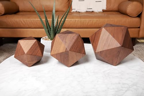 Contemporary Cremation Urn for Ashes, Handmade Walnut Wood Urn, TSA Approved Urn, The Bleecker Memorial in Walnut (Large) by Oaktree - size: Large