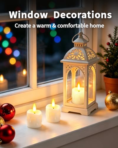6 Pack Small Rechargeable Flameless Candles with Remote Timer - color: White, size: 6 Pack
