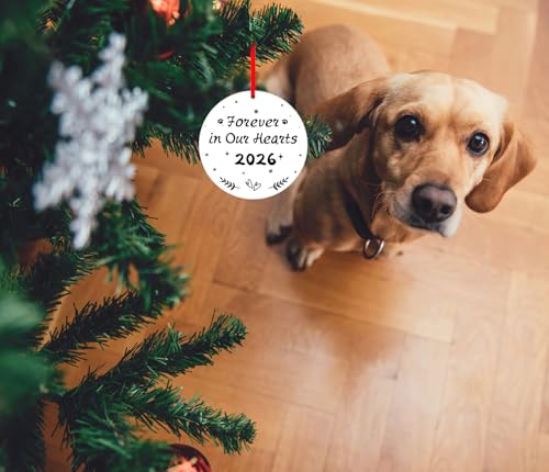 WaaHome Picture Frame Dog Memorial Christmas Ornaments 2026 for Loss of Dog | Dog Memorial Gifts, Personalized Photo Pet Memorial Ornaments for Christmas Tree, Pet Remembrance Gifts for Loss of Dogs