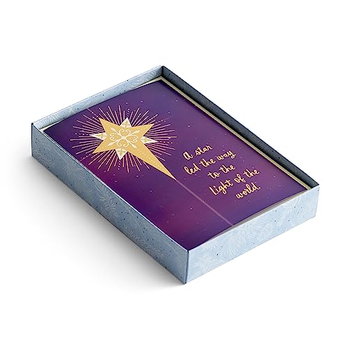 DaySpring - Light of the World - 18 Christmas Boxed Cards and Envelopes (U1000)
