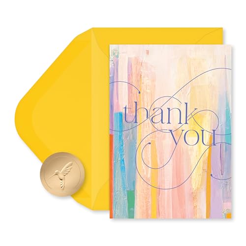 Papyrus 14-Count Blank Thank You Cards with Envelopes (Watercolor) - color: FSC STUDIO TY WATERCOLOR TEXT