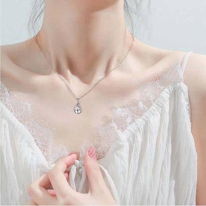 ZOEXUE Infinity Cross Cremation Jewelry - S925 Sterling Silver Cross Urn Necklace for Women - Birthstone Cross with Heart CZ Ashes Keepsake Pendant Memorial Urn Jewelry Gift for A Loss Loved Ones - color: pink