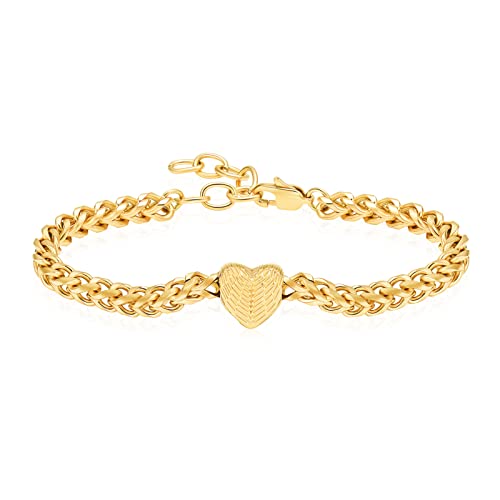 Heart Urn Link Bracelet for Ashes for Women Stainless Steel Cremation Jewelry Adjustable Keepsake Bangle Memorial Gift - color: C