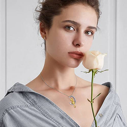 GOLDCHIC JEWELRY Urn Necklaces for Ashes, Stainless Steel Pet/Cross/Birthstone/Tree of Life Personalized Keepsake Memorial Jewelry for Women - color: Cat - 18k Gold Plated, style: Personalized Engraving
